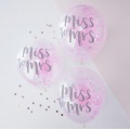 Balonek s konfetami Miss to Mrs