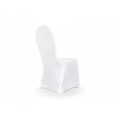 Elastický plátěný potah na židli - bílý