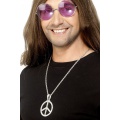 Hippie přívěšek - stříbrný