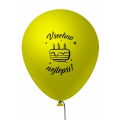 Balónek Všechno nejlepší - žlutý