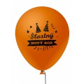 Balónek Šťastný nový rok - oranžový