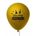 Balónek Šťastný nový rok - zlatý