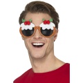 Vánoční sladké brýle s pudinkem