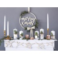 Dřevěná závěsná dekorace Merry Xmas